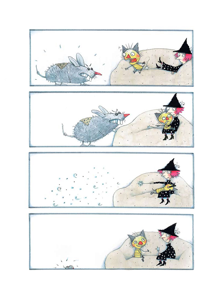 Ilustração do livro BRUXINHA ZUZU