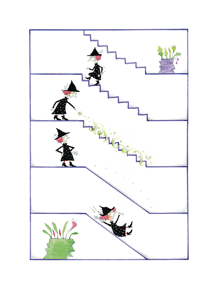Ilustração do livro BRUXINHA ZUZU